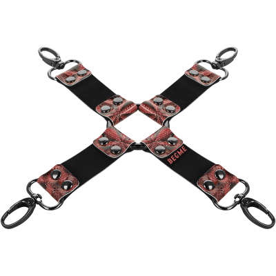 BEGME RED EDITION HOG TIE VEGAN LEATHER - D-229265 - Dona Pimenta