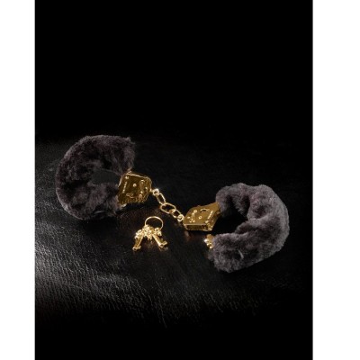 FETISH FANTASY GOLD DELUXE FURRY CUFFS - PD3996-27 - Dona Pimenta