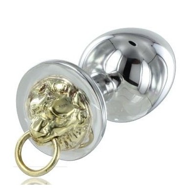 METALHARD ANAL PLUG TIGER INOXIDÁVEL - D-205406 - Dona Pimenta