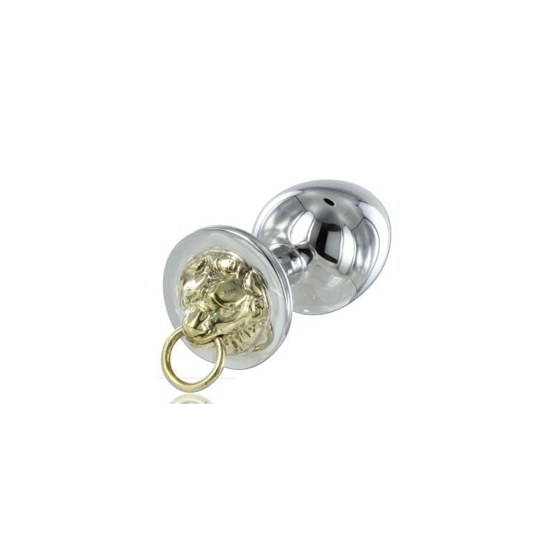 METALHARD ANAL PLUG TIGER INOXIDÁVEL - D-205406 - Dona Pimenta