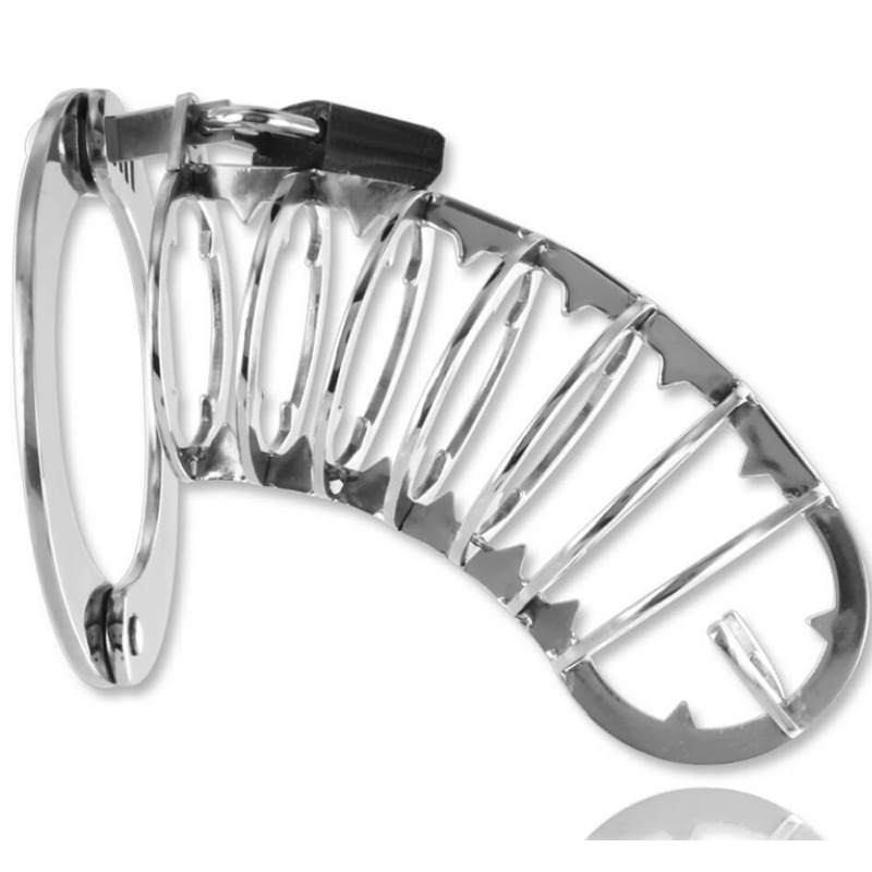 METALHARD SPIKED CHASTITY CAGE 14 CM - D-218522 - Dona Pimenta