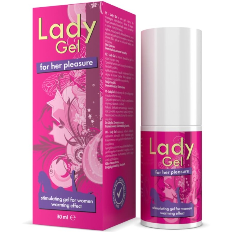 LADY GEL PARA GER PRAZER GEL ESTIMULANTE EFEITO AQUECENTE 30 ML - D-224152 - Dona Pimenta