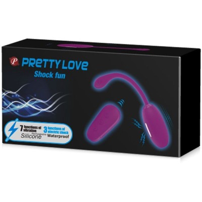 PRETTY LOVE SHOCK FUN HUEVO VIBRADOR Y ELECTROSHOCK - D-220012 - Dona Pimenta