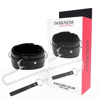 DARKNESS PADDED METAL LOCKING POSTURE COLLAR - D-221152 - Dona Pimenta