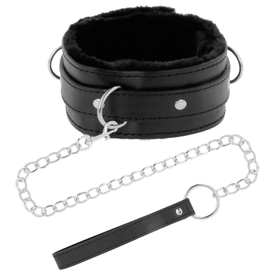 DARKNESS PADDED METAL LOCKING POSTURE COLLAR - D-221152 - Dona Pimenta