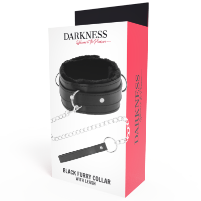 DARKNESS PADDED METAL LOCKING POSTURE COLLAR - D-221152 - Dona Pimenta