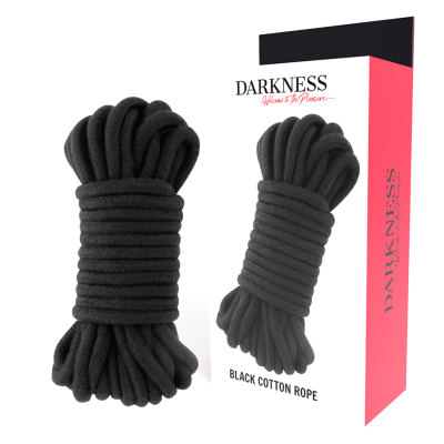 DARKNESS KINBAKU ROPE 5 M - BLACK - D-221157 - Dona Pimenta