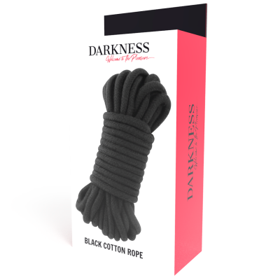 DARKNESS KINBAKU ROPE 5 M - BLACK - D-221157 - Dona Pimenta