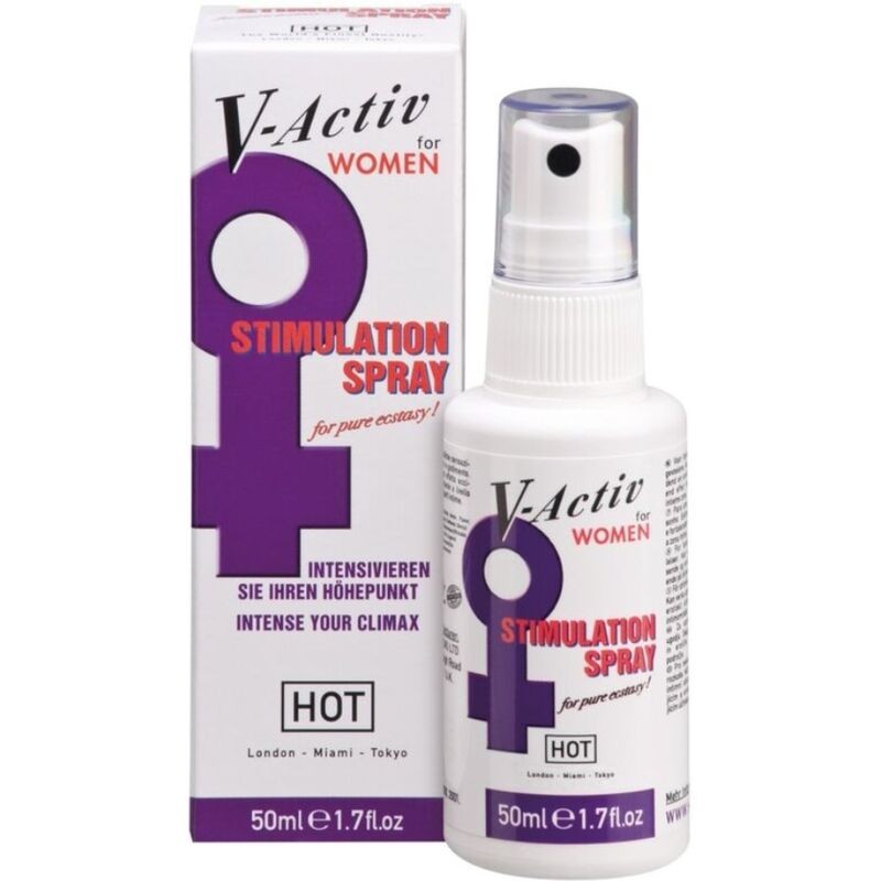 HOT - V-ACTIV PENIS POWER SPRAY FEMININO 50ML - D-234308 - Dona Pimenta