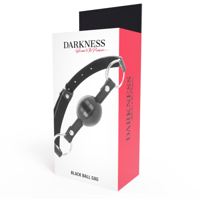 DARKNESS BALL GAG PRETO - D-221198 - Dona Pimenta