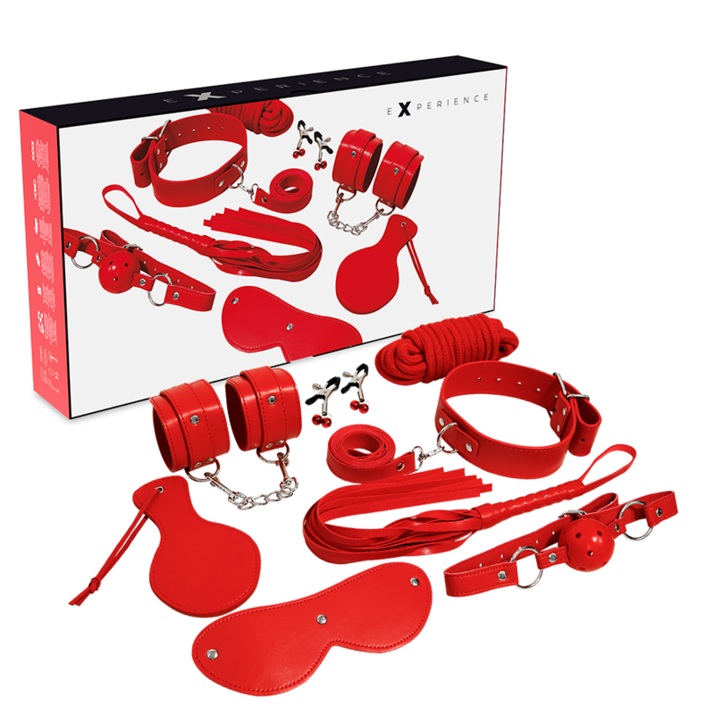 EXPERIÊNCIA BDSM FETISH KIT RED SERIES - D-221773 - Dona Pimenta