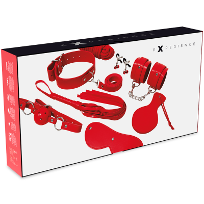 EXPERIÊNCIA BDSM FETISH KIT RED SERIES - D-221773 - Dona Pimenta