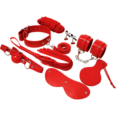 EXPERIÊNCIA BDSM FETISH KIT RED SERIES - D-221773 - Dona Pimenta