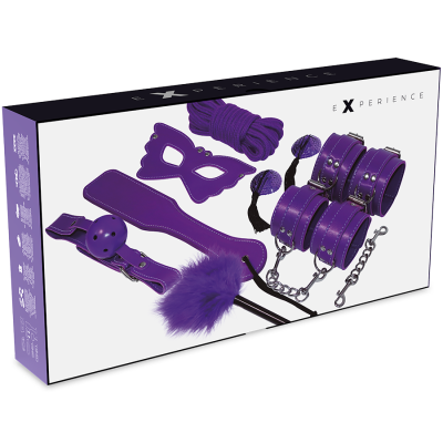 EXPERIÊNCIA BDSM FETISH KIT SÉRIE PURPLE - D-221774 - Dona Pimenta