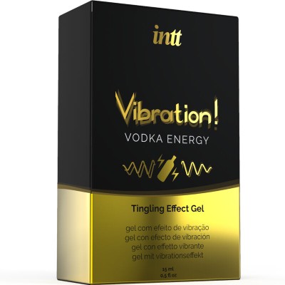 INTT - PODEROSO ESTIMULANTE ÍNTIMO GEL VIBRANTE LÍQUIDO VODCA 15ML - D-234902 - Dona Pimenta