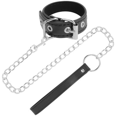 DARKNESS PENIS RING WITH STRAP - D-226693 - Dona Pimenta