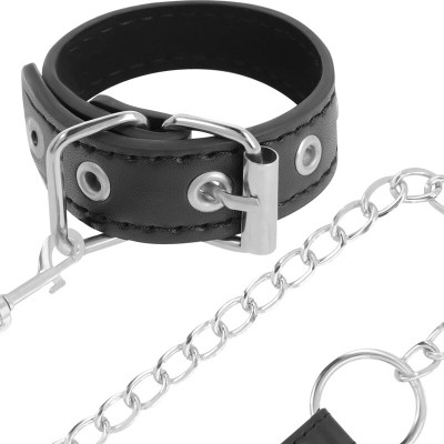 DARKNESS PENIS RING WITH STRAP - D-226693 - Dona Pimenta