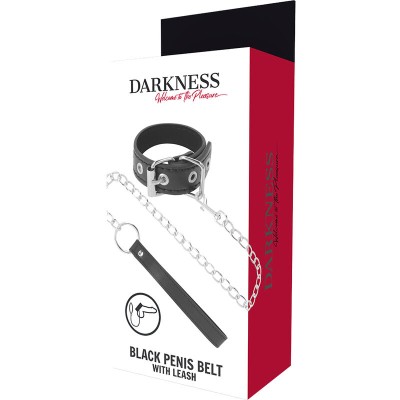 DARKNESS PENIS RING WITH STRAP - D-226693 - Dona Pimenta