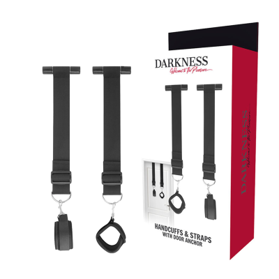 DARKNESS  BONDAGE DOOR CUFFS - D-226697 - Dona Pimenta