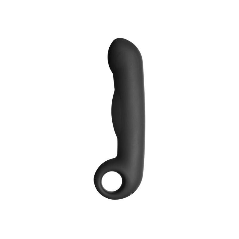 ELECTRASTIM OVID SILICONE NOIR DILDO - D-227110 - Dona Pimenta