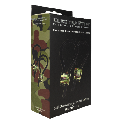 ELECTRASTIM PRESTIGE ELECTRALOOPS AJUSTÁVEIS COCK RINGS - CAMUFLAGEM - D-228840 - Dona Pimenta