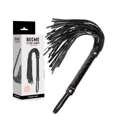 BEGME - BLACK EDITION FLOGGER DE COURO VEGANO - D-229254 - Dona Pimenta