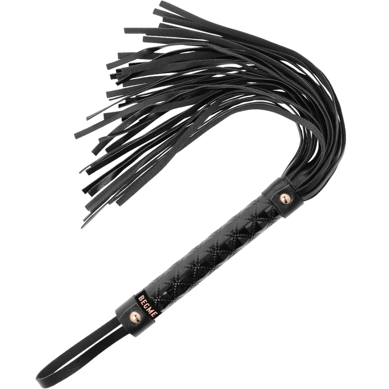 BEGME - BLACK EDITION FLOGGER DE COURO VEGANO - D-229254 - Dona Pimenta