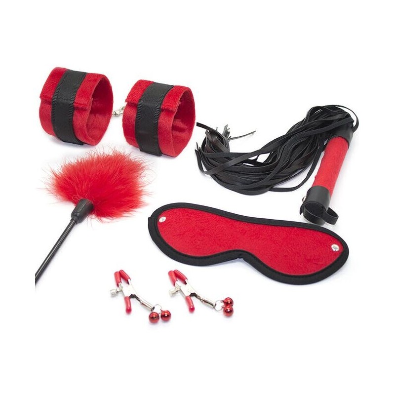 CONJUNTO DE FETICHE OHMAMA BONDAGE 5 PEÇAS - D-230137 - Dona Pimenta