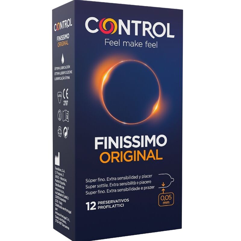 CONTROL FINISSIMO CONDOMS 12 UNITS - D-194279 - Dona Pimenta