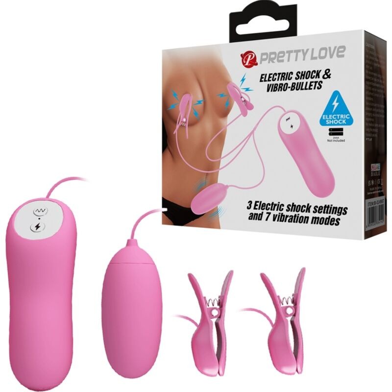 BONITO AMOR - CHOQUE ELÉTRICO E VIBRO-BALAS ROSA - D-233391 - Dona Pimenta