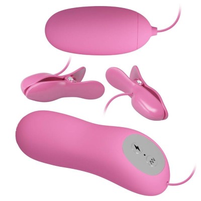 BONITO AMOR - CHOQUE ELÉTRICO E VIBRO-BALAS ROSA - D-233391 - Dona Pimenta