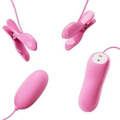 BONITO AMOR - CHOQUE ELÉTRICO E VIBRO-BALAS ROSA - D-233391 - Dona Pimenta