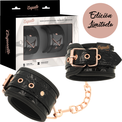 COQUETTE CHIC DESIRE&trade; - ALGEMAS BLACK EDITION COM FORRO DE NEOPRENE - D-235519 - Dona Pimenta