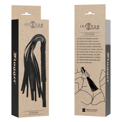 FETICHE INTENSO - FLOGGER DE COURO VEGANO - D-236014 - Dona Pimenta