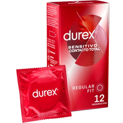 DUREX - CONTATO SENSÍVEL TOTAL 12 UNIDADES - D-194988 - Dona Pimenta