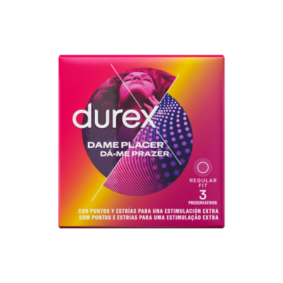 DUREX - PLACADOR DAME 3 UNIDADES - D-195462 - Dona Pimenta