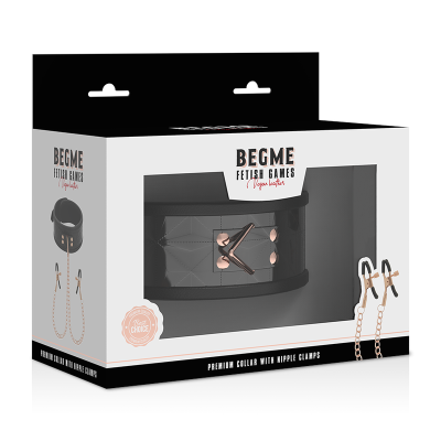 BEGME - BLACK EDITION COLAR COM CLAMPS DE BICO - D-229251 - Dona Pimenta