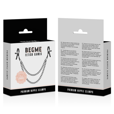 BEGME RED EDITION NIPPLE CLIPPS COM CHAIN - D-229268 - Dona Pimenta