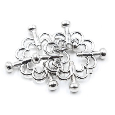 OHMAMA METALLIC NIPPLE CLAMPS FLOWER - D-229858 - Dona Pimenta