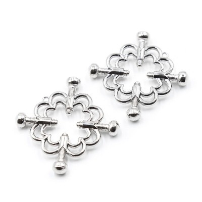 OHMAMA METALLIC NIPPLE CLAMPS FLOWER - D-229858 - Dona Pimenta