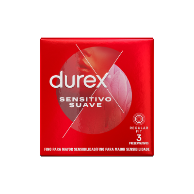 DUREX - SUAVE E SENSÍVEL 3 UNIDADES - D-202790 - Dona Pimenta