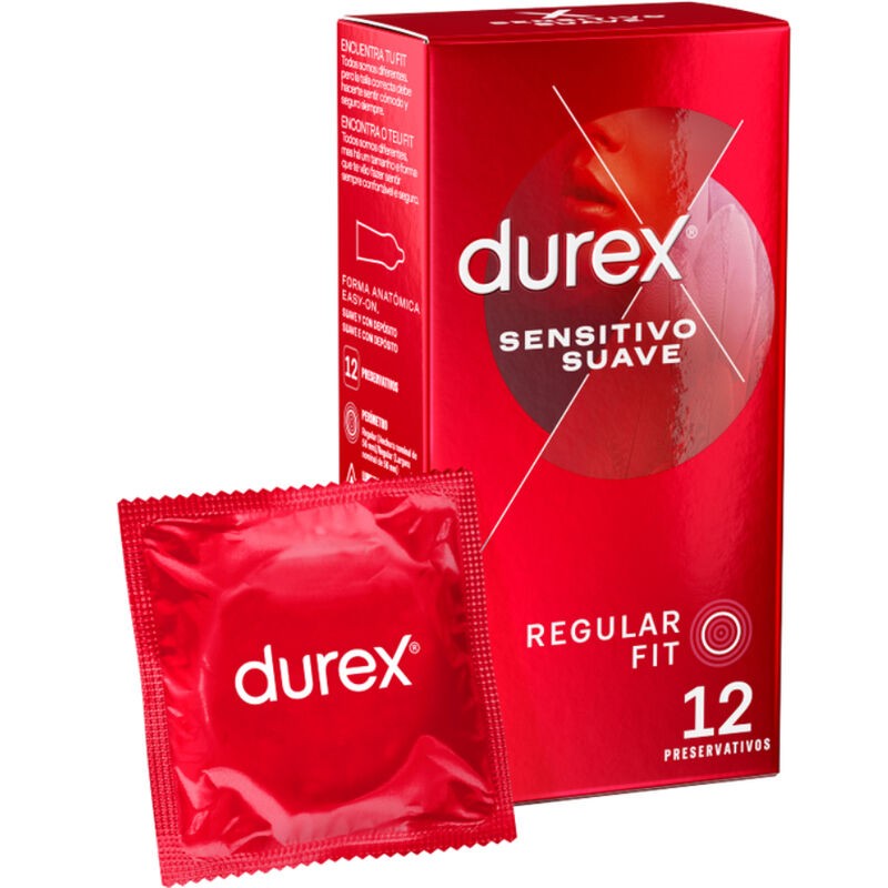 DUREX - SUAVE E SENSÍVEL 12 UNIDADES - D-202792 - Dona Pimenta