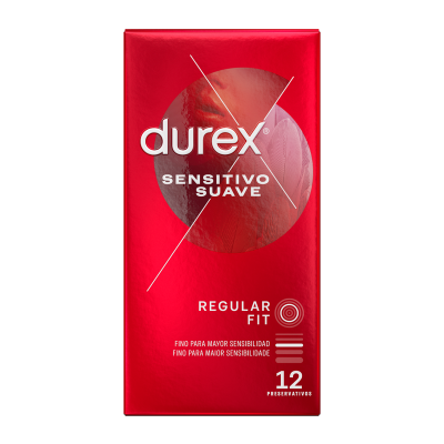 DUREX - SUAVE E SENSÍVEL 12 UNIDADES - D-202792 - Dona Pimenta