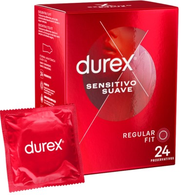 DUREX - SUAVE E SENSÍVEL 24 UNIDADES - D-202793 - Dona Pimenta