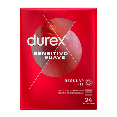 DUREX - SUAVE E SENSÍVEL 24 UNIDADES - D-202793 - Dona Pimenta