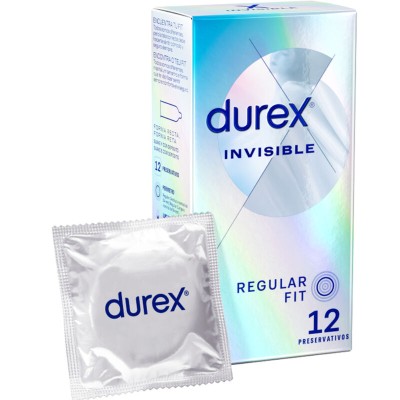 DUREX - INVISÍVEL EXTRA FINO 12 UNIDADES - D-208161 - Dona Pimenta