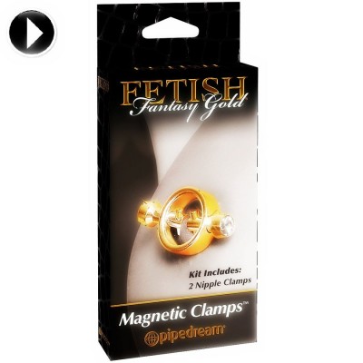 FETISH FANTASY GOLD CLAMPS MAGNÉTICOS - PD3988-27 - Dona Pimenta