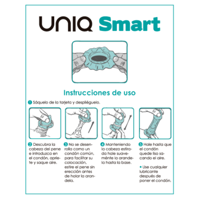 UNIQ SMART LATEX FREE PRE-ERECTION CONDOMS 3 UNITS - D-215001 - Dona Pimenta