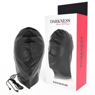 DARKNESS SUBJUGATION MASK BLACK - D-221149 - Dona Pimenta