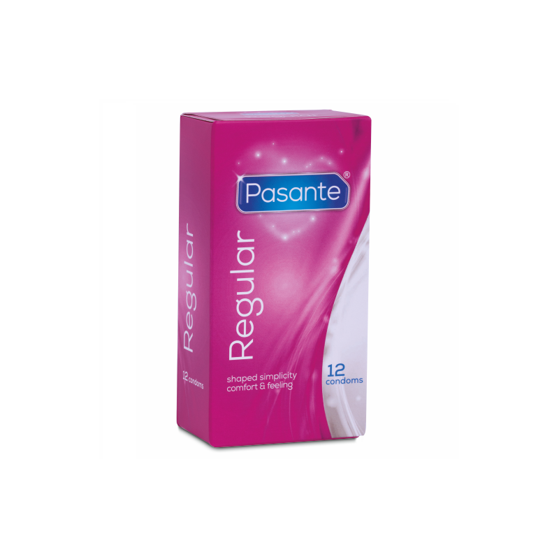 PASANTE REGULAR CONDOMS 12 PACK - D-225476 - Dona Pimenta